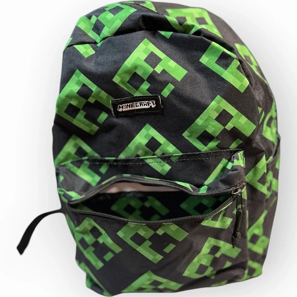 Minecraft Creeper School Backpack Book Bag 17